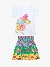 Patachou Meisjes Set Rok Tropical Print