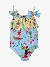 Patachou Meisjes Badpak Tropical Print