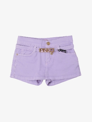 Meisjes Skort Lila Goud Denim