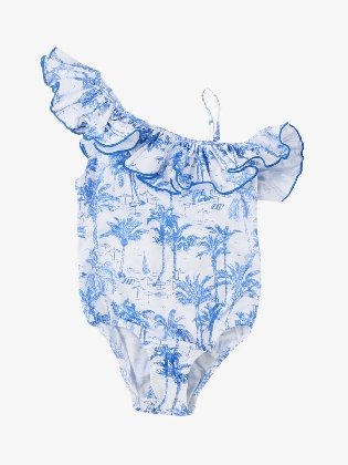 Meisjes Badpak One Shoulder Saint Beach