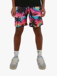 Sundek Heren Zwembroek Printed Boardshort Multi 