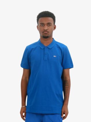 Heren Polo Slim Fit Persian Blue