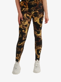 Versace Jeans Couture Dames Legging Barok Zwart Goud