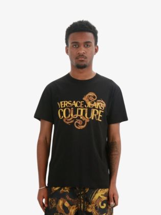 Heren Shirt Slim Fit Zwart Goud