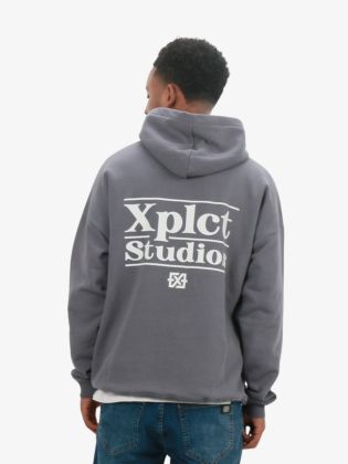 Stripes Hoodie Grey