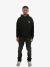 XPLCT Heren Trui Stripes Hoodie Zwart