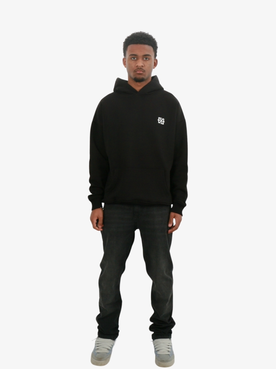 XPLCT Heren Trui Stripes Hoodie Zwart 70.00