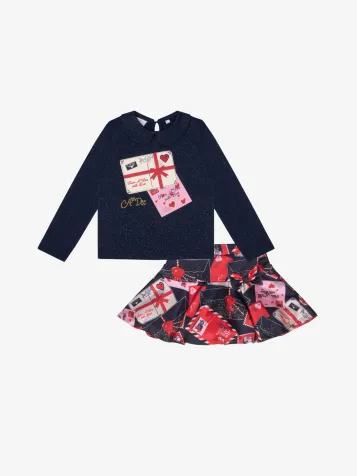 Meisjes Set Roxy Dark Navy