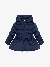 ADee Meisjes Winterjas Amz BTS Bow Short Jacket Dark Navy