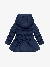 ADee Meisjes Winterjas Amz BTS Bow Short Jacket Dark Navy