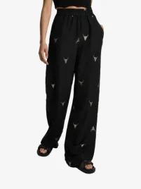 Alix The Label Dames Broek Golden Bull Pants Zwart
