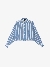 Alix The Label Dames Blouse Chambray Stripe Denim Blue