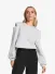 Alix The Label Dames Sweater Cut Out Light Grey Melange