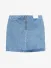 Alix The Label Dames Spijkerrok Fake Wrap Denim Blue 