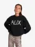 Alix The Label Dames Sweater Logo Zwart