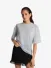Alix The Label Dames Shirt Sheer Silver