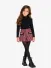 Abel & Lula Meisjes Short Plaid Tweed Shorts Black