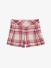 Abel & Lula Meisjes Short Plaid Raspberry