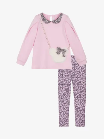 Meisjes Set Legging Roze