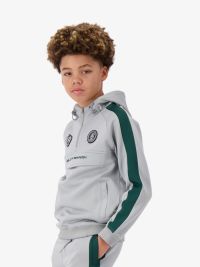 Black Bananas Kids Jongens Hoodie Trace Tracktop Grijs