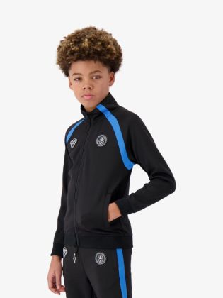 Jongens Vest Compound Tracktop Zwart