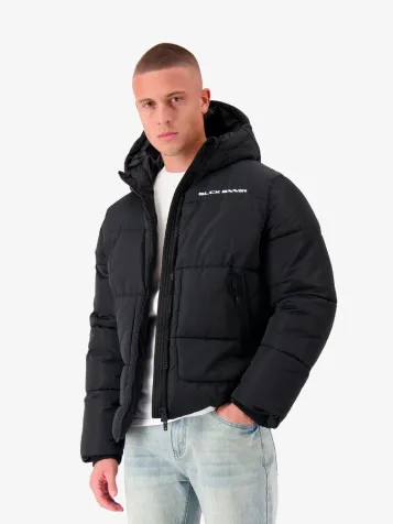 Heren Winterjas Block Puffer Zwart