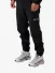 Black Bananas Heren Joggingbroek Initial Tech Trackpants Zwart