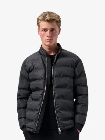 Heren Jas Q-series Regular Fit Puffer Jet Black