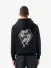 BALR Heren Hoodie The Club Box Fit Jet Black