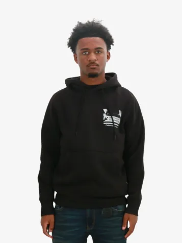 Heren Hoodie Subway Sign Zwart