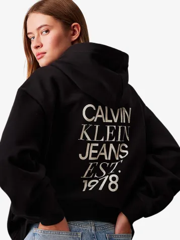 Dames Hoodie Relaxed Zwart