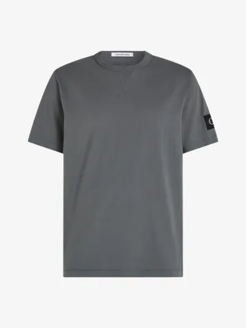 Heren Shirt Badge Regular Endless Grey