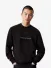 Calvin Klein Heren Sweater Chenille Monologo Zwart