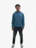 Calvin Klein Heren Hoodie Embro Badge Blue Coast