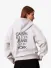 Calvin Klein Dames Hoodie Relaxed Ivory Grey Heather
