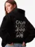 Calvin Klein Dames Hoodie Relaxed Zwart