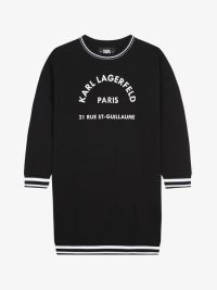 Karl Lagerfeld Kids Meisjes Jurk Zwart