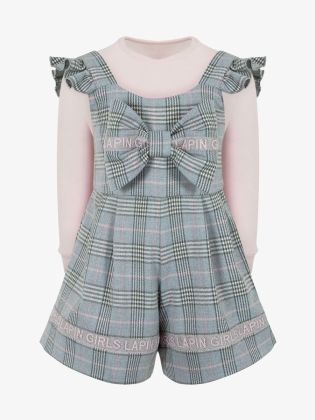 Meisjes Set Playsuit Grey Melange