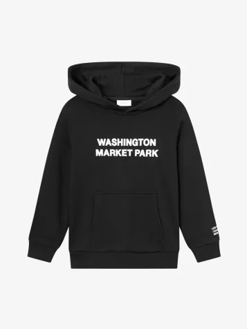 Jongens Hoodie Washington Zwart Light Ivory