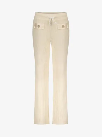 Meisjes Broek Debont Cable Knit Dreamy Creamy