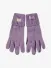 Le Chic Rowrow Knitted Gloves Sweet Plums