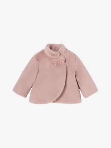 Meisjes Jas Faux Fur Blush