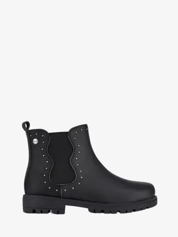 Meisjes Laarzen Chelsea Biker Boots Zwart