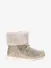 Mayoral Faux Fur Bootie Gold