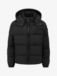 Malelions Junior Jongens Winterjas Donn Puffer Zwart