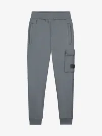 Malelions Junior Jongens Joggingbroek Cargo Dark Grey
