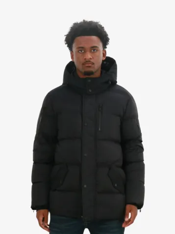 Heren Winterjas Everest 3q Zwart