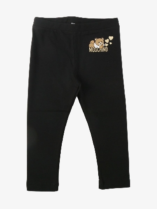 Meisjes Legging Beer Zwart