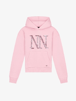 Meisjes Hoodie Glitter Soft Pink