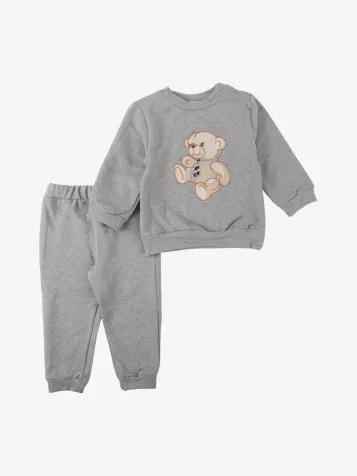 Jongens Joggingpak Melange Grey